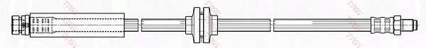 TRW PHB506 - Тормозные шланги