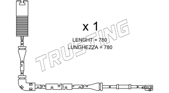 TRUSTING SU.153 - Датчик износа тормозных колодок