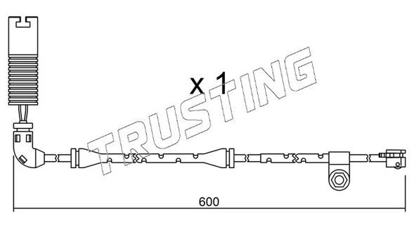 TRUSTING SU.112 - Датчик износа тормозных колодок