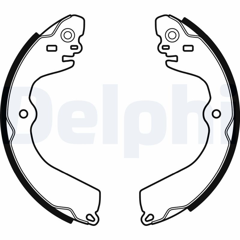 DELPHI LS2049 - Барабанные колодки