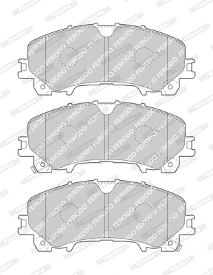 FERODO FDB4998 - Тормозные колодки 