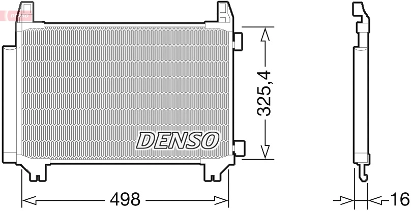 DENSO DCN50028 - Радиатор кондиционера