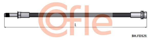 COFLE 92.BH.FD121 - Тормозные шланги