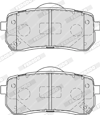 FERODO FDB4114 - Тормозные колодки 