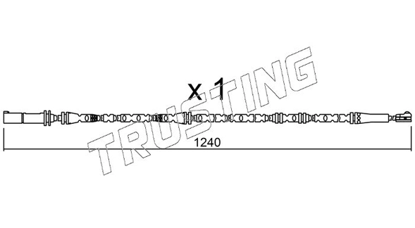 TRUSTING SU.288 - Датчик износа тормозных колодок