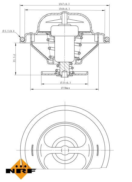 NRF 725070 - Термостат