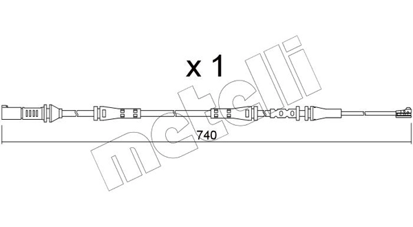 Датчик износа тормозных колодок