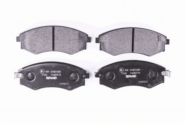 HELLA 8DB 355 012-161 - Тормозные колодки 