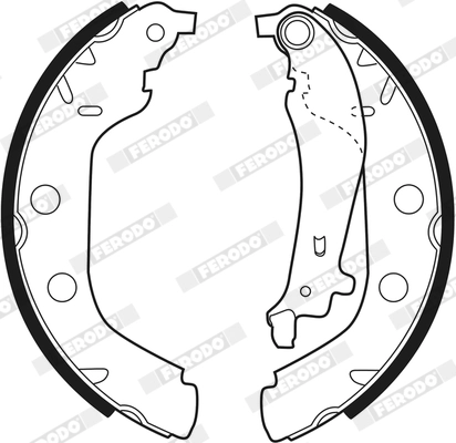 FERODO FSB547 - Барабанные колодки