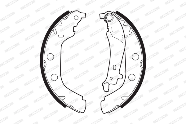 FERODO FSB547 - Барабанные колодки