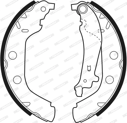 FERODO FSB547 - Барабанные колодки
