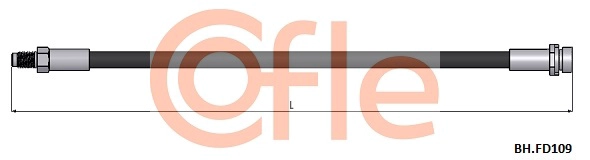 COFLE 92.BH.FD109 - Тормозные шланги