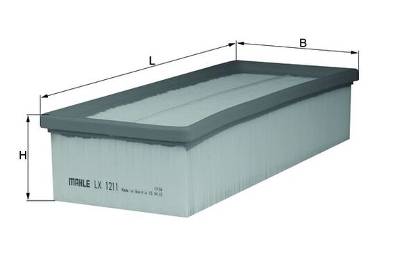 KNECHT LX 1211 - Воздушный фильтр