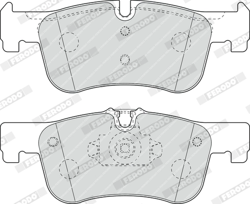 FERODO FDB4844 - Тормозные колодки 