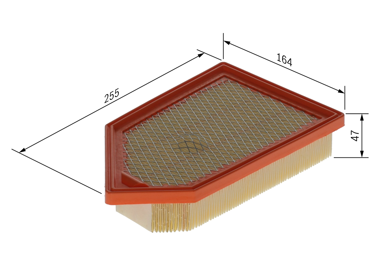 BOSCH F 026 400 724 - Воздушный фильтр
