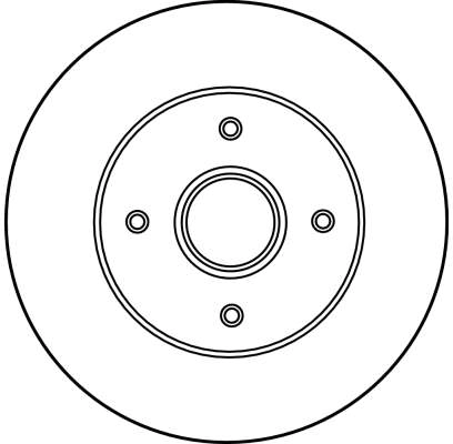 TRW DF2706 - Тормозные диски