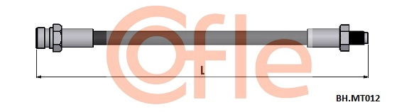 COFLE 92BHMT012 - Тормозные шланги