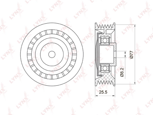Натяжной ролик