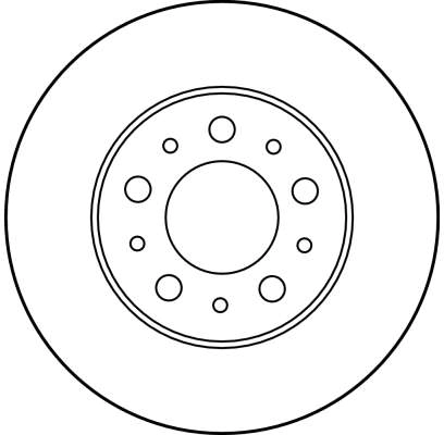 TRW DF1689 - Тормозные диски