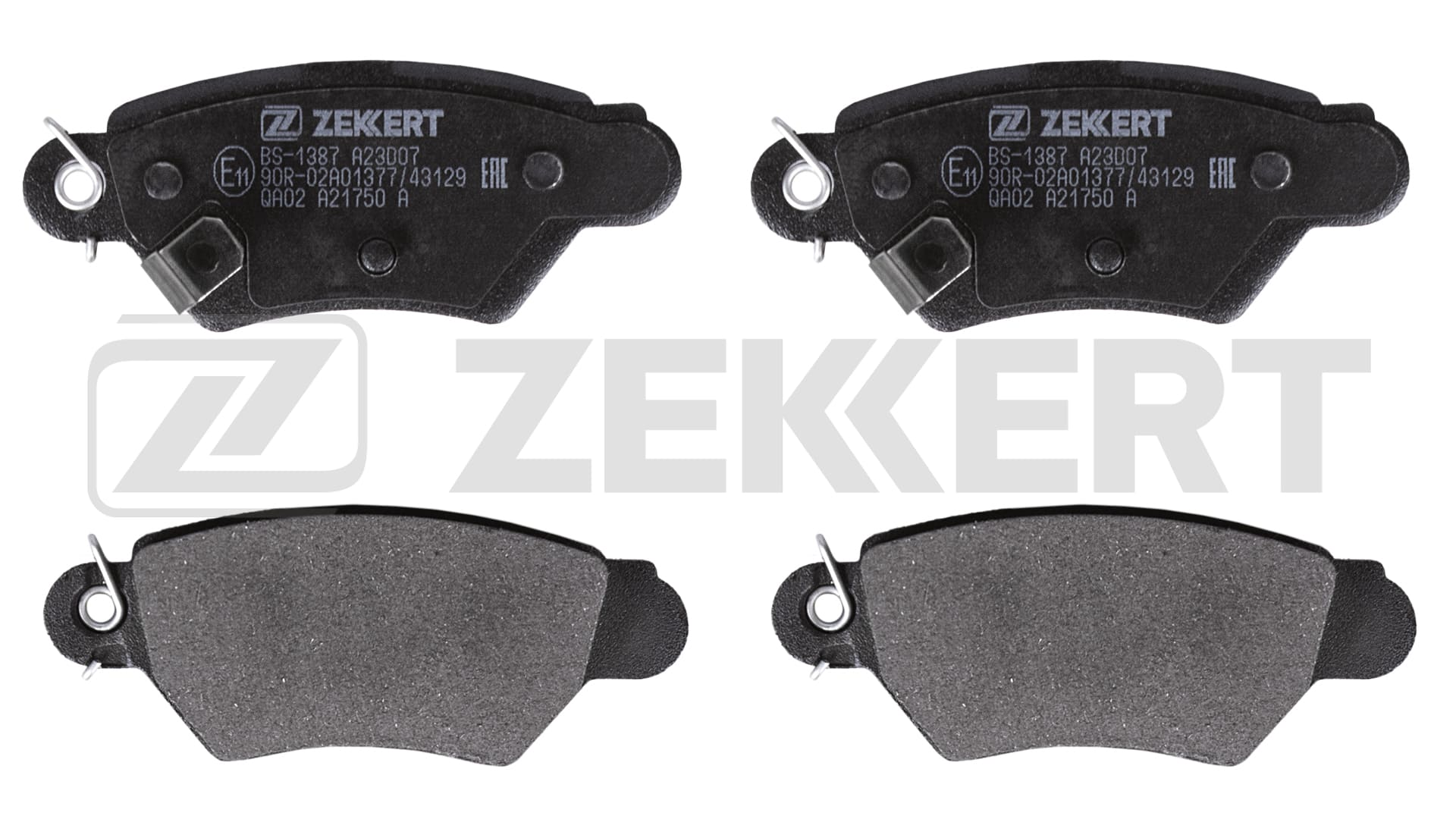 ZEKKERT BS1387 - Тормозные колодки 