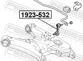 FEBEST 1923-532 - Стойки стабилизатора