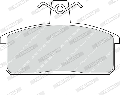 FERODO FDB906 - Тормозные колодки 