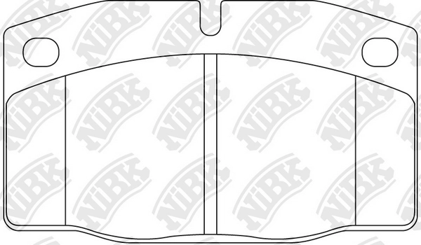 NIBK PN0234 - Тормозные колодки 