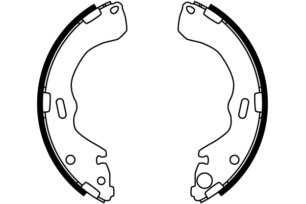TRW GS8664 - Барабанные колодки