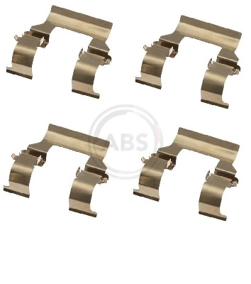 A.B.S. 1279Q - Ремкомплект тормозных колодок