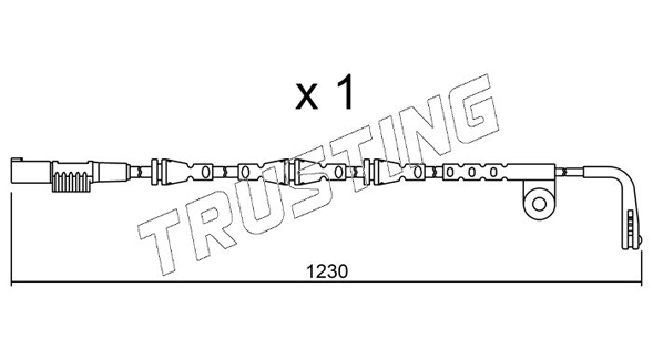 TRUSTING SU.257 - Датчик износа тормозных колодок