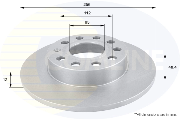 COMLINE ADC1448 - Тормозной диск Comline