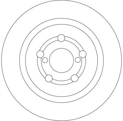 TRW DF4380 - Тормозные диски