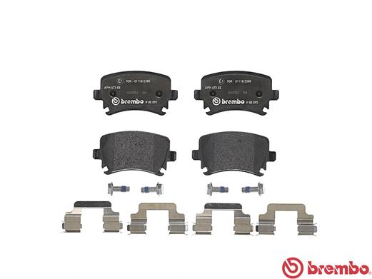 BREMBO P 85 095 - Комплект тормозных колодок, дисковый тормоз PRIME LINE