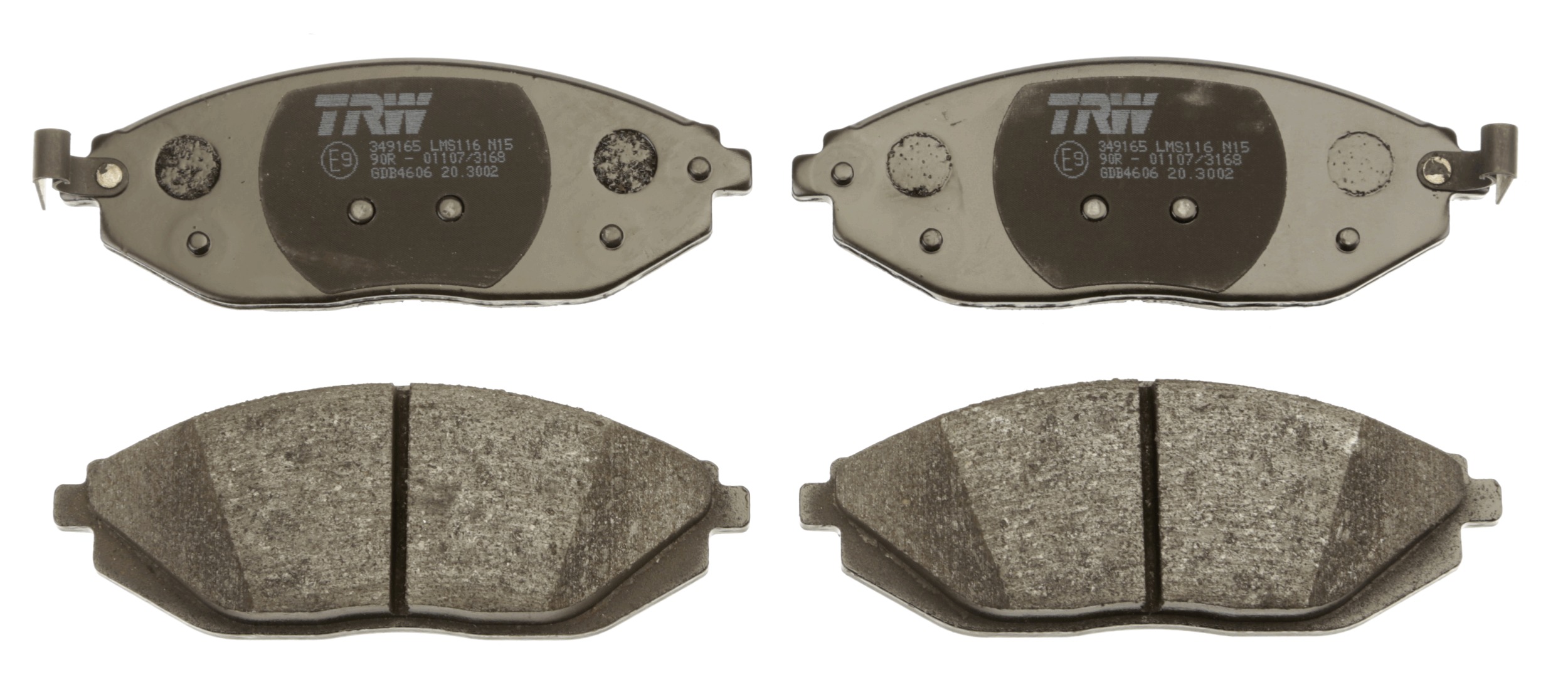 TRW GDB4606 - Тормозные колодки 