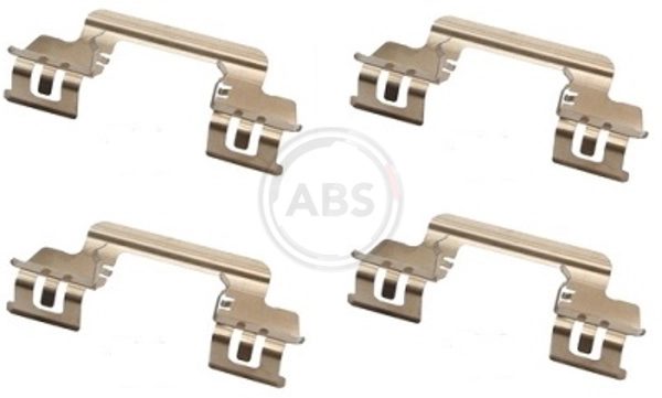 A.B.S. 1784Q - Ремкомплект тормозных колодок