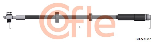 COFLE 92BHVK082 - Тормозные шланги