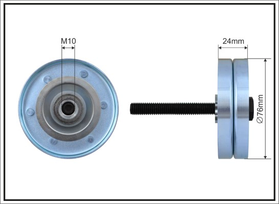CAFFARO 252-53 - Ролик обводной приводного ремня
