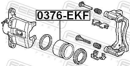 FEBEST 0376-EKF - Поршень суппорта