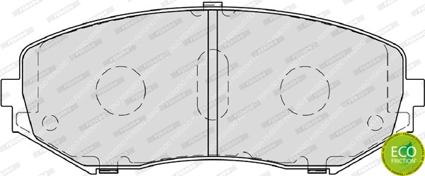 FERODO FDB4060 - Тормозные колодки 