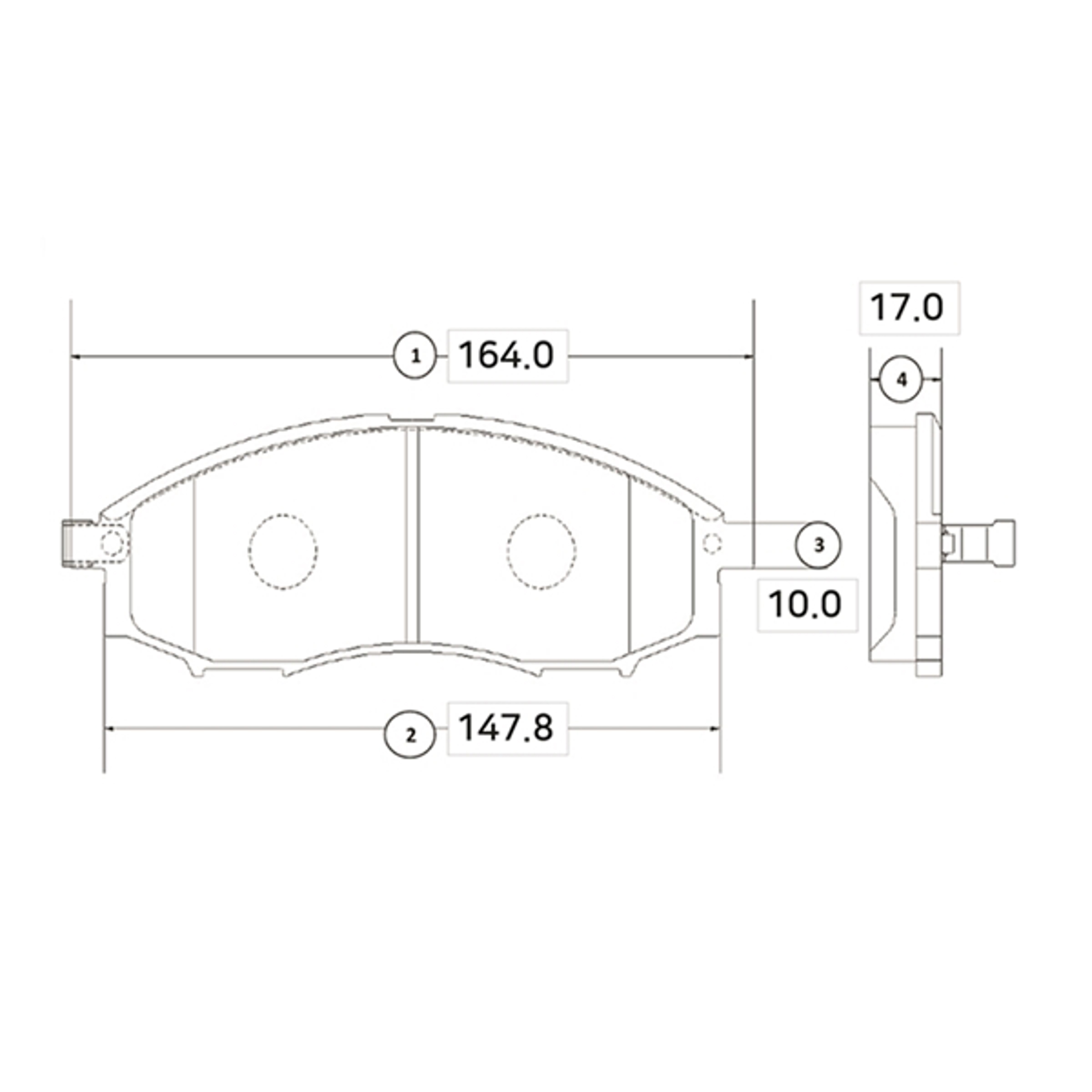 CTR GK0726 - Тормозные колодки 
