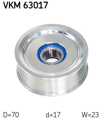 SKF VKM 63017 - Ролик обводной приводного ремня