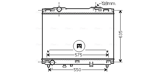 AVA QUALITY COOLING KA2127 - Радиатор охлаждения