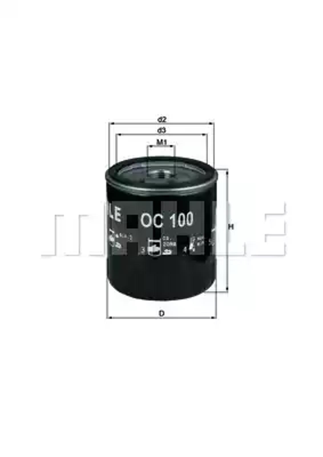 KNECHT OC100 - Масляный фильтр