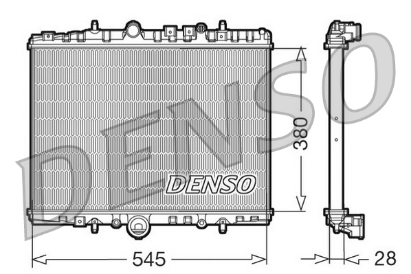 DENSO DRM07056 - Радиатор охлаждения