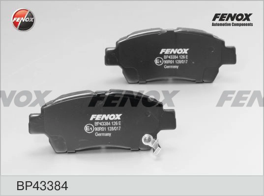 FENOX BP43384 - Тормозные колодки 