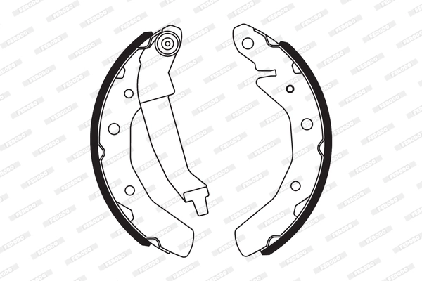 FERODO FSB566 - Барабанные колодки