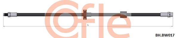 COFLE 92BHBW017 - Тормозные шланги
