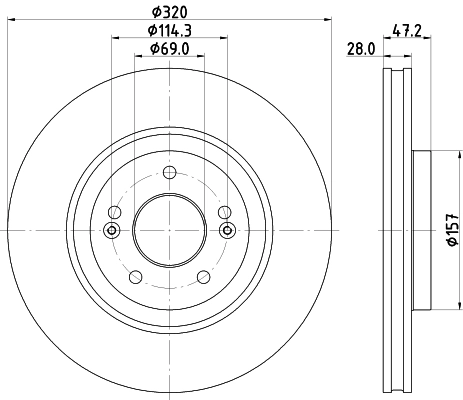 NISSHINBO ND6115K - Тормозные диски