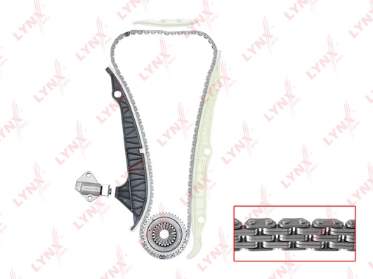 LYNXAUTO TK-0009 - Комплект цепи ГРМ