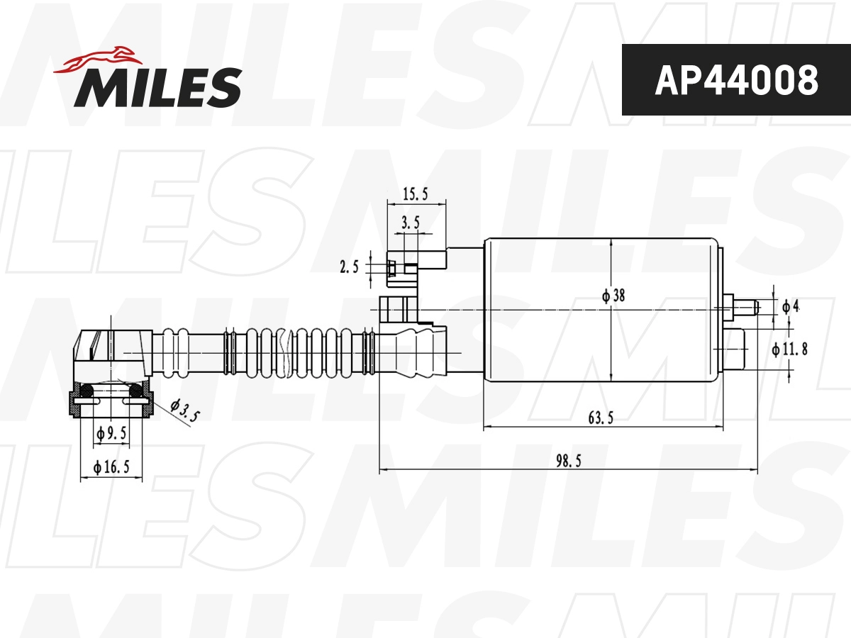 MILES AP44008 - Топливный насос